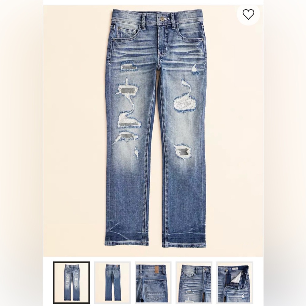 Buckle (DepartWest) YOUTH Ripped Denim Jeans